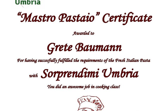 Day Trip: Pasta Cooking Class With Lunch + Horseback Ride - Location: Perugia, Italy
