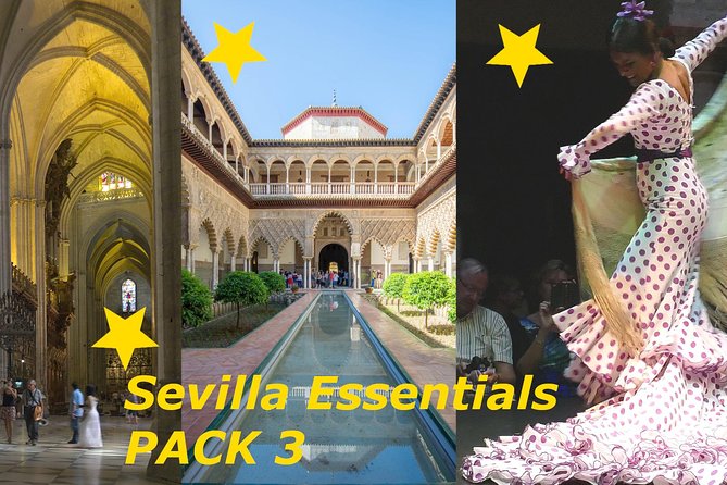 Essential Seville: Real Alcazar Guided Tour + Cathedral + Flamenco Show