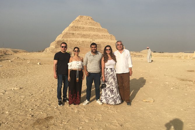 Extraordinary Pyramids,Memphis-Sakkara Tour;Solo/Group