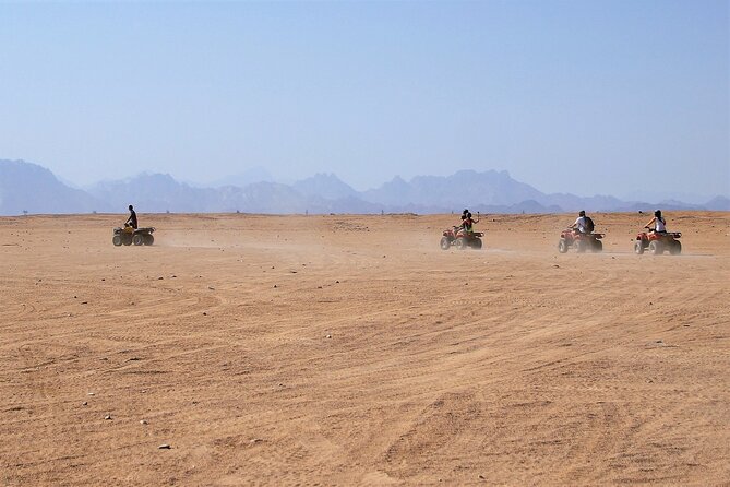 From Sharm El- Sheikh :Quad Bike With Oriental Dinner & Desert Show - Dinner Included
