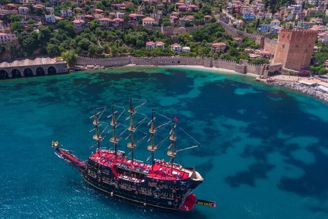 Full-Day Barbossa Big King Boat Tour in Alanya With Lunch