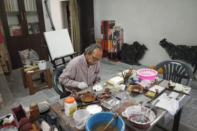 Full-Day Private Fresco Painting Workshop in Jaipur