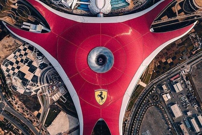 Grand Mosque Abu Dhabi and Ferrari World Full Day Private Tour