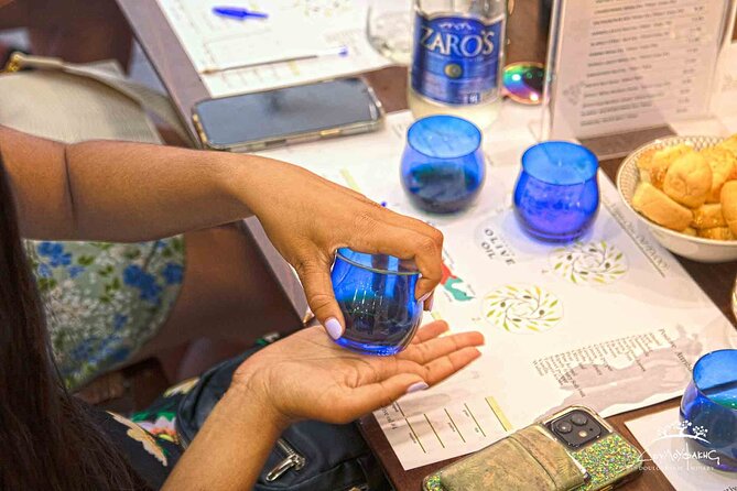 Guided Tasting of 3 Extra Virgin Olive Oils at Douloufakis Winery