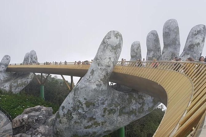 Guided Tour Togolden BRIDGE,MARBLE MOUTAIN,DRAGON BRIDGE Fromtien SA or CHAN MAY - Transportation Options