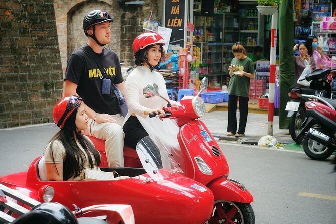 Half-day Vespa Sidecar Tour in Hanoi Led By Woman