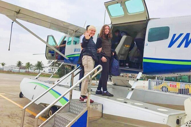 Halong Day Tour With Scenic Seaplane & Luxury Cruise With Pick up