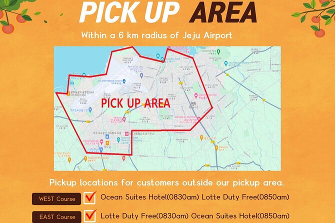 Jeju Island Taxi Join Tour - Tour Inclusions