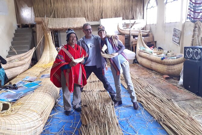 Lake Titicaca, HUATAJATA, Builders of Reed Boats. - Huatajata: Totora Reed Boats