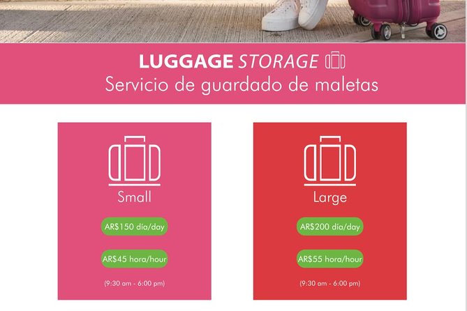 Luggage Storage Mendoza Luggage Storage - Reviews