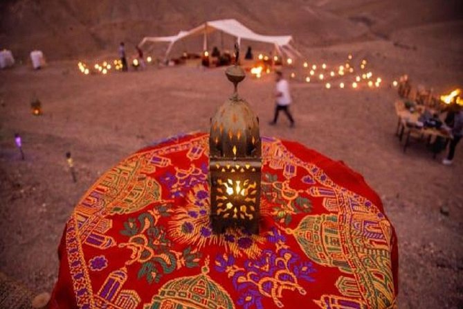 Marrakech: Sunset Camel Riding & Magical Dinner In Agafay Desert - Inclusions Provided