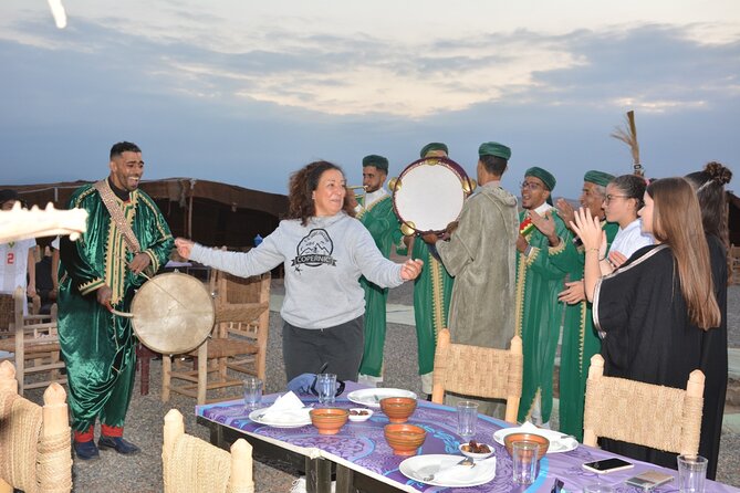 Marrakesh: Agafay Desert Sunset Dinner With a Show and Transfers - Inclusions