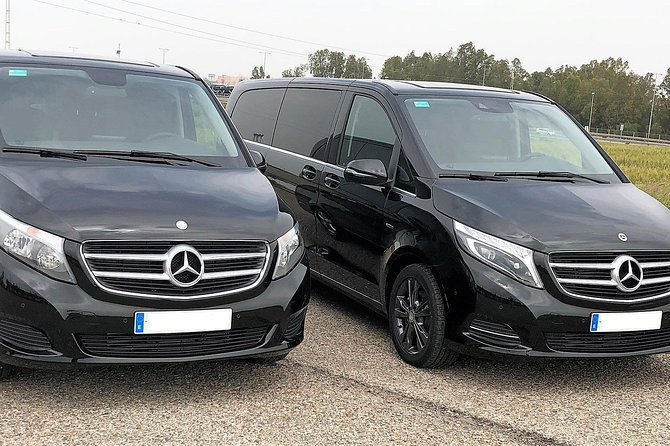 One-Way Transfer by Minivan From Seville Airport to Hotel in Seville Center