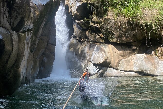 PARAGLIDING OVER GUACAICA JUNGLE and CANYONING From Guatape