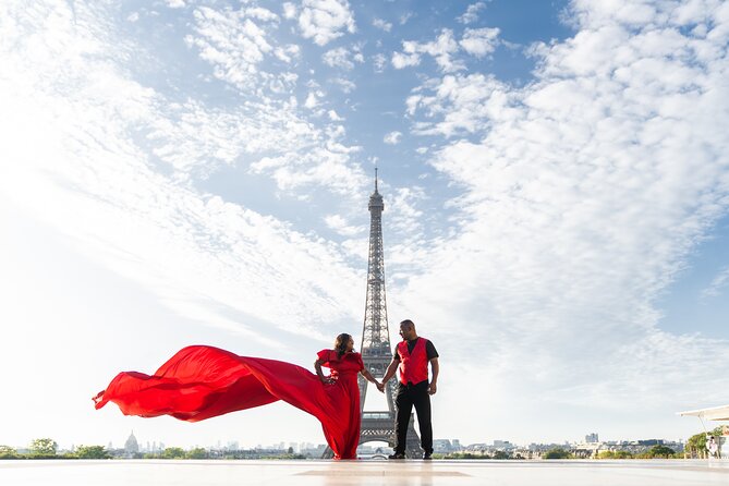 Private Flying Dress Photoshoot Experience by the Eiffel Tower - Experience Details