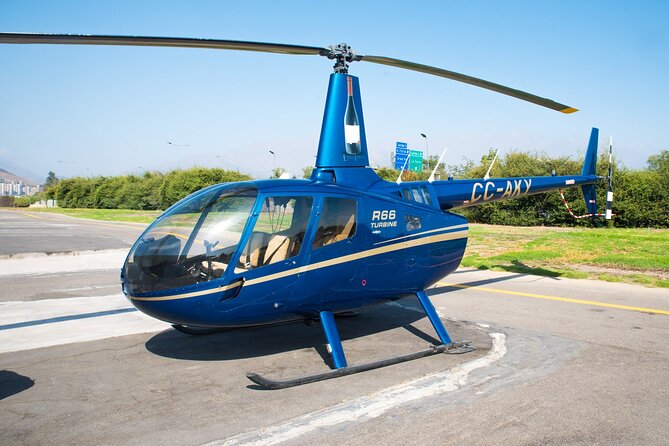 Private Helicopter Ride in Santiago With Hotel Transport