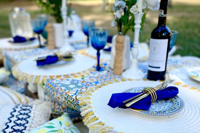 Private Luxury Picnic With Traditional Cold Platter and City View