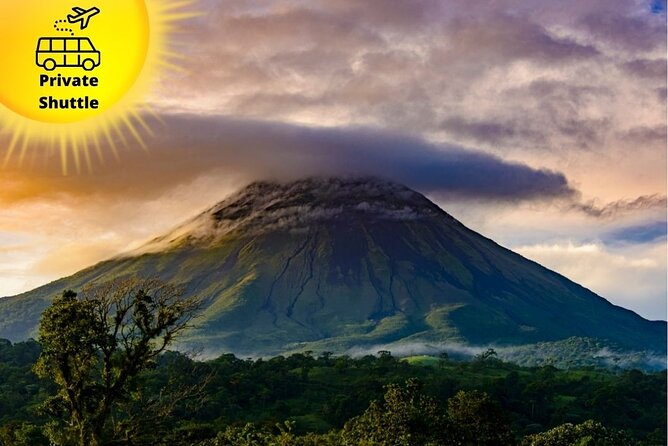 Private Shuttle From Papagayo Peninsula to Arenal Volcano