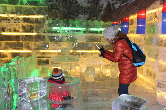Private Tour to Guyaju Cave Dwellings and Longqing Gorge Ice Lanterns Festival
