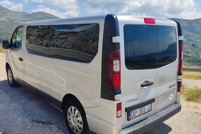 Private Transfer With Minivan From Dubrovnik to Split