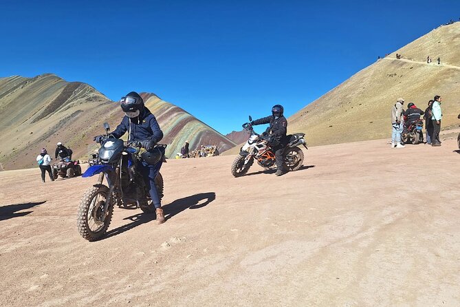 Rainbow Mountain Motorcycle Tour W/ Expert Driver & 5-Minute Hike