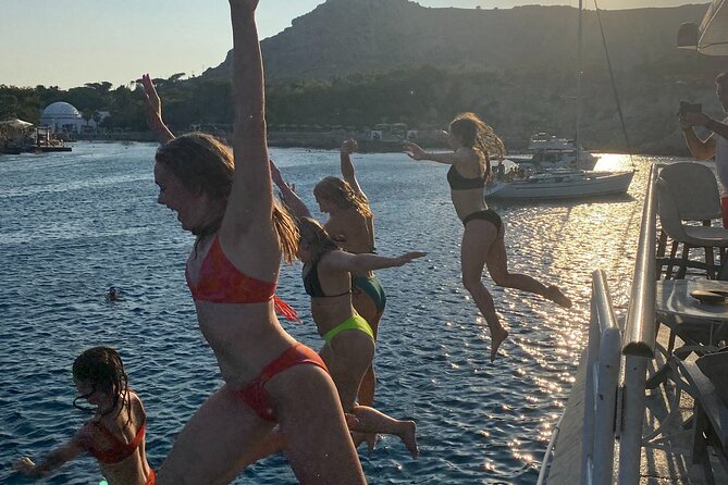 Rhodes Sunset Cruise - Swim and Dine W/ Live Music & Sunset! - Whats Included