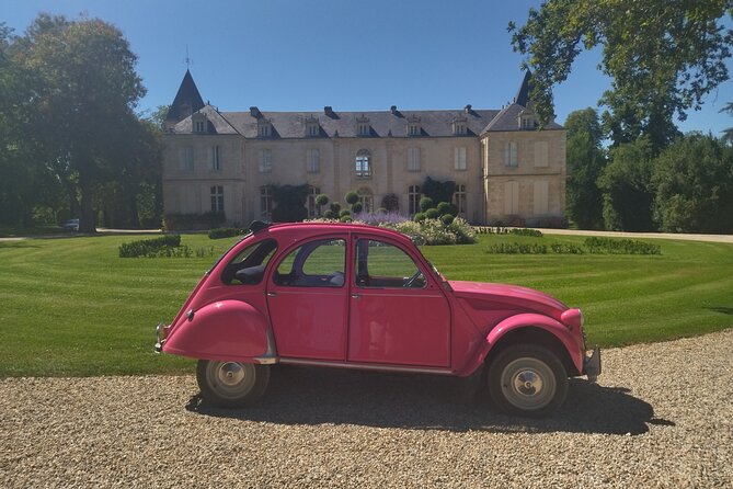 Saint-Emilion 7.5 Hours Wine Tour+Lunch in a Citroën 2CV From Bordeaux