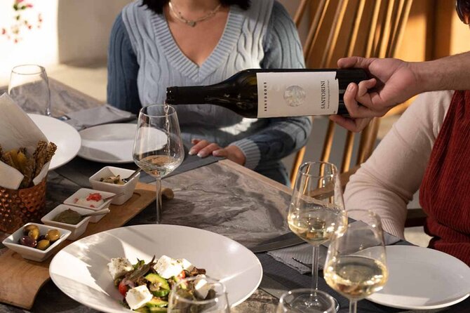 Santorini Time Travel With Wine and Beach Exploration