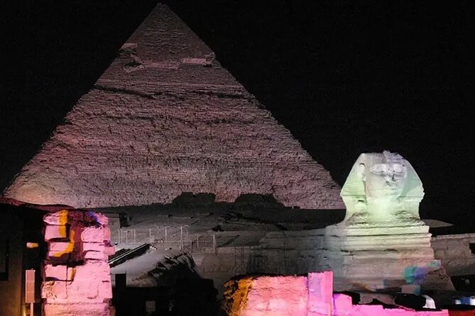 Sound and Light Show at the Pyramids With Dinner - Tour Highlights