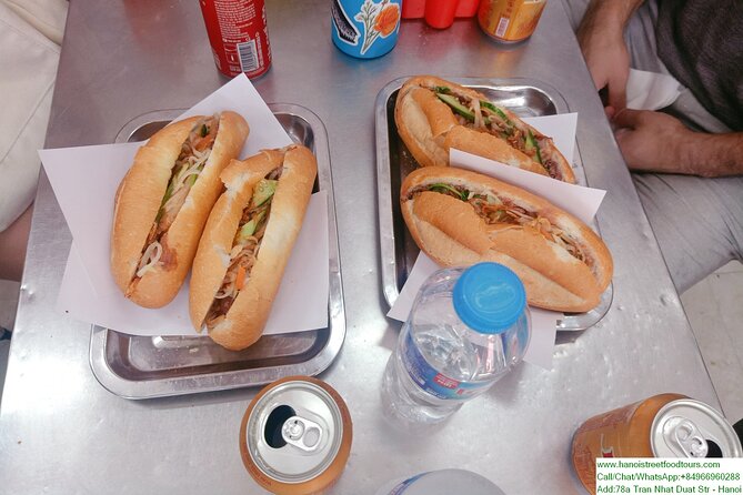 Street Food and Heritage Road Hanoi Tour by Walking - Food Stops