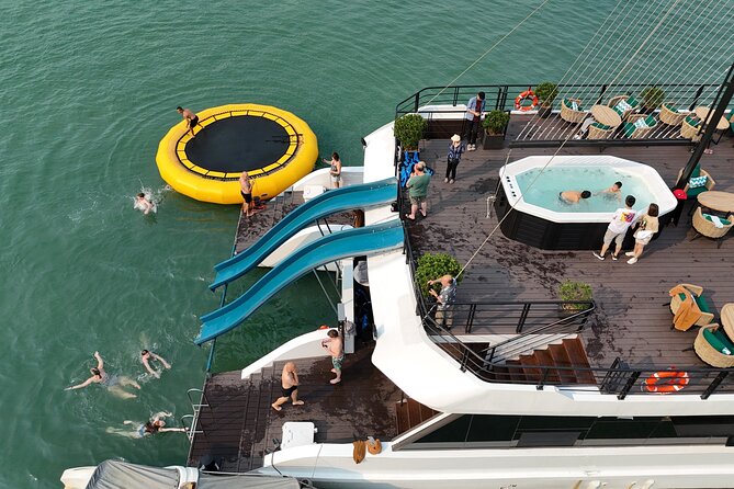 The Halong Catamaran Luxury Day Cruise With Pick up - Halong Bay Location and Duration