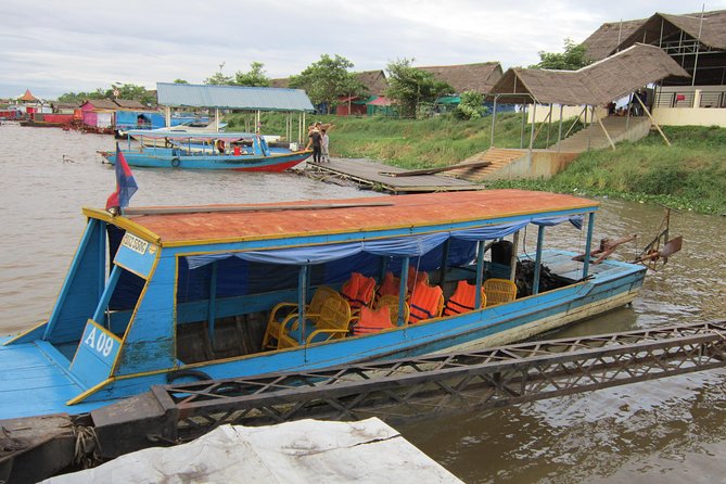 Tonle Sap Lake Half Day Private Tour & Artisan Craft Center in Siem Reap - Village Exploration