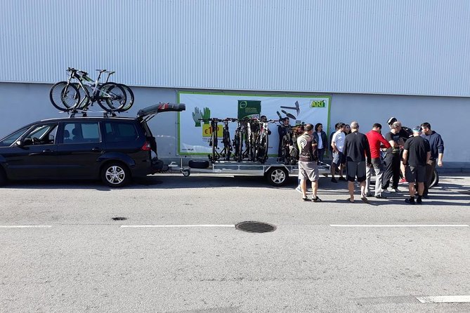 Transport of Bicycles and Cyclists From Fatima to Porto With Trailer