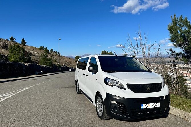 VAN Private Transfers From Airport Podgorica and City to Budva - Transfer Details