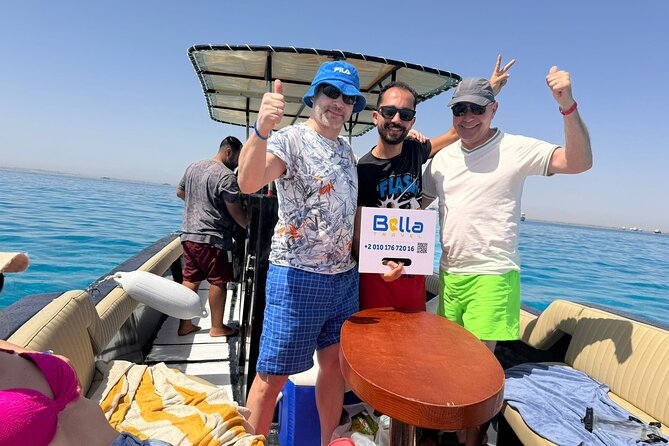 3-Hours Private Speed Boat to Orange Island in Hurghada