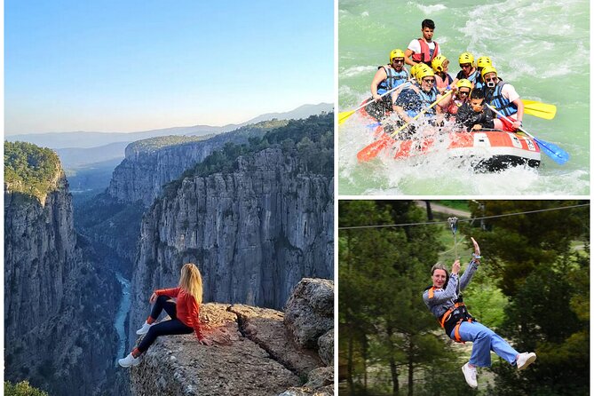 3 in 1 : Rafting, Eagle Canyon and Zipline From Alanya and Side - Meeting and Pickup Information