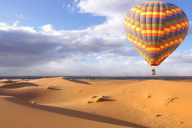 Amazing Dubai Beautiful Desert By Hot Air Balloon ( Falcon Show ) and Camel Ride - Experience Highlights