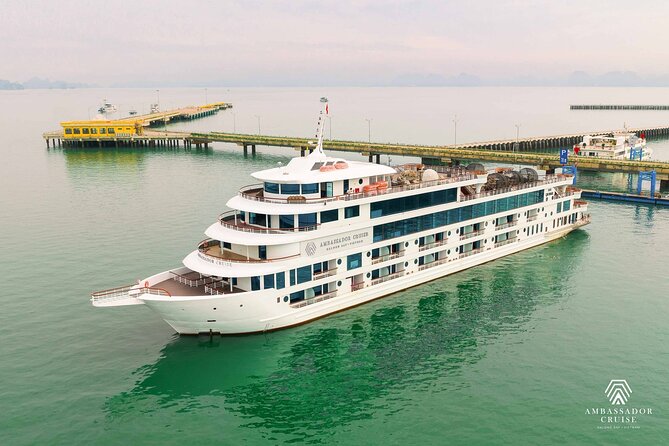 Ambassador Cruise Top Notch Luxury Day Tour in Halong Bay - Inclusions and Experiences