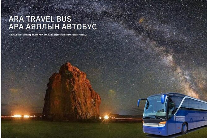 ARA Travel Bus (Arkhangai Aimag Travel Coach) - Inclusions