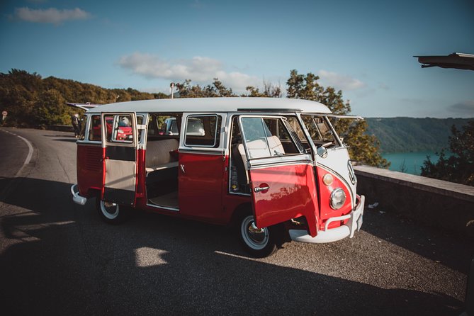 Around the Roman Lakes on a Hippie Bus - Vintage Minibus Experience