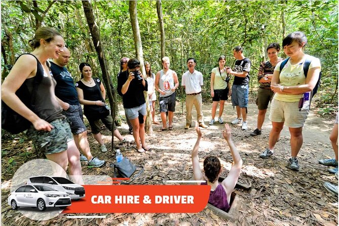 Car Hire & Driver: Half-Day Visit Cu Chi From HCMC - Pickup Information