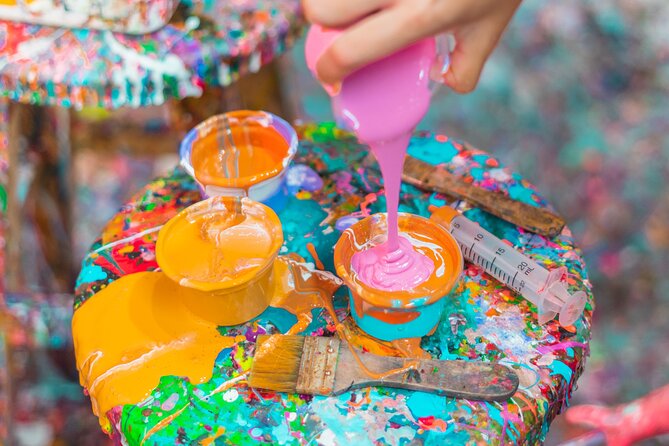 Color of Siam Splash Art Experience - Painting Supplies Included