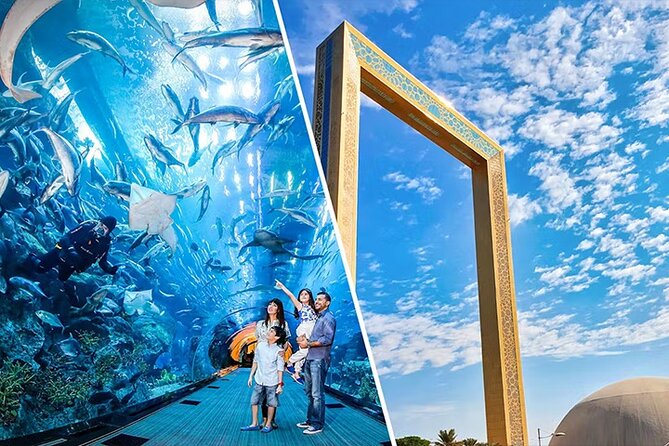 Dubai Frame Tickets + Dubai Aquarium & Underwater Zoo Tickets - Price and Guarantee