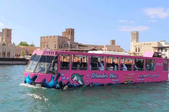 Dubai Wonder Bus Sea And Land Adventure Tours - Live Tour Guide