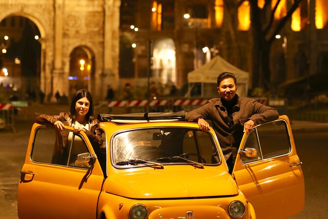 Explore Rome at Night in FIAT 500 Vintage With a Real Local - Inclusions and Duration