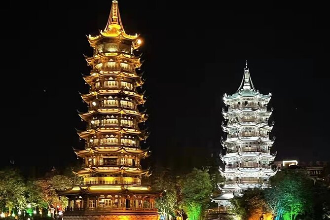 Full-Day Guilin Li-River Cruise With 4 Star Boat and Four Lake Night Cruise Tour - Tour Highlights