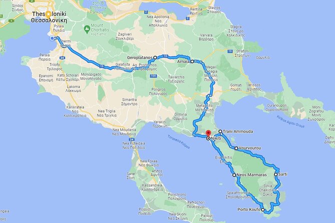 Full Day Private Tour at Sithonia Peninsula From Thessaloniki - Price and Booking Information