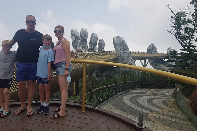 Golden Bridge Early Morning to Avoid Crowds & Marble Mountains