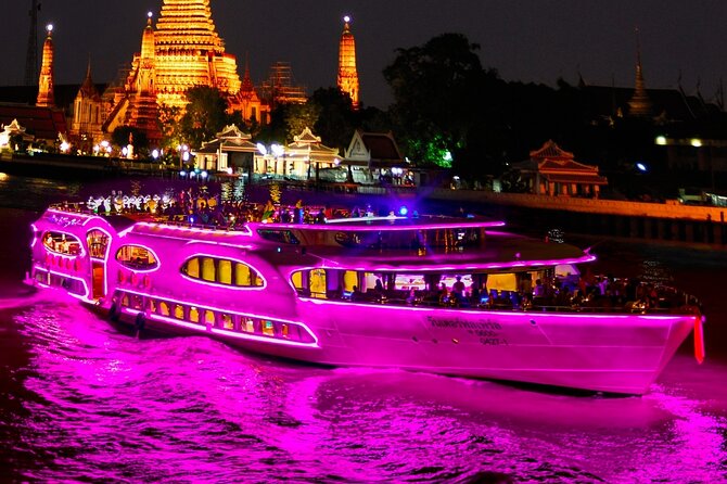 Grand Pearl: Luxury Dinner Cruise at Bangkok With Return Transfer - Location and Inclusions