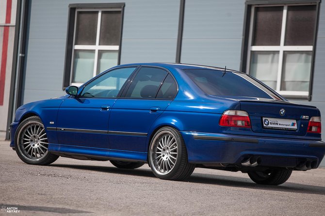 Guided Riga Main Sight Tour on a BMW ///M5